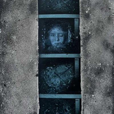 Collage Radiographie Sable Sur Carton Dans Un Ensemble De 24 Pages 03